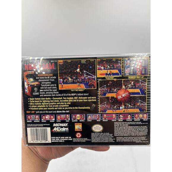 NBA Jam (Super Nintendo SNES) With Original Box - Great Condition - Picture 16 of 16